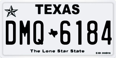 TX license plate DMQ6184