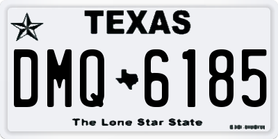 TX license plate DMQ6185