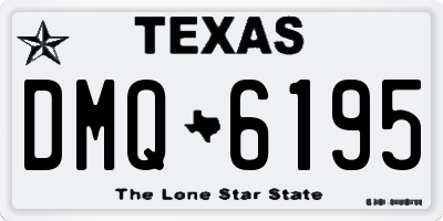 TX license plate DMQ6195