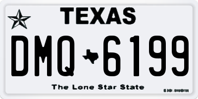 TX license plate DMQ6199