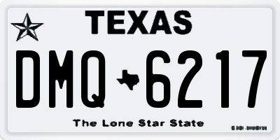 TX license plate DMQ6217