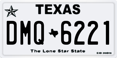 TX license plate DMQ6221