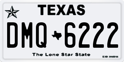 TX license plate DMQ6222