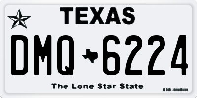 TX license plate DMQ6224