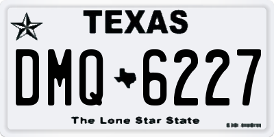TX license plate DMQ6227