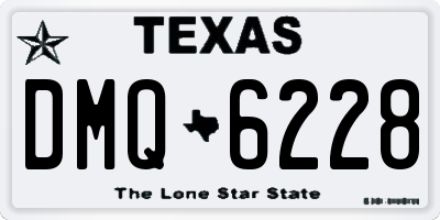 TX license plate DMQ6228