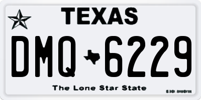 TX license plate DMQ6229