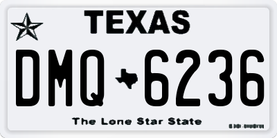 TX license plate DMQ6236