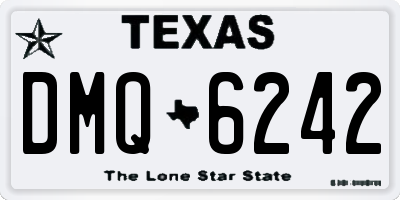 TX license plate DMQ6242
