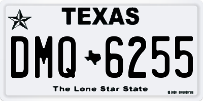 TX license plate DMQ6255