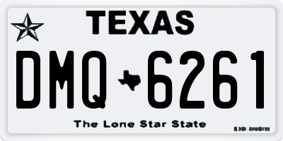 TX license plate DMQ6261