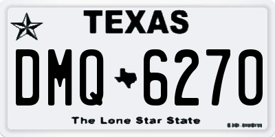 TX license plate DMQ6270