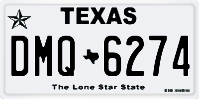 TX license plate DMQ6274