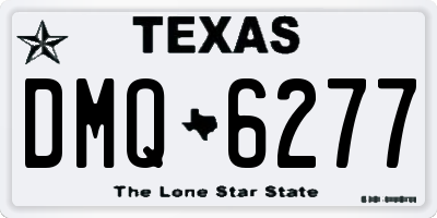 TX license plate DMQ6277