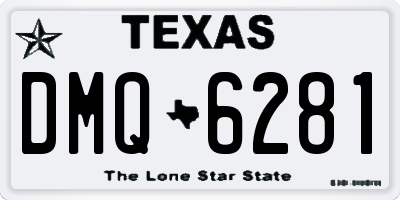 TX license plate DMQ6281