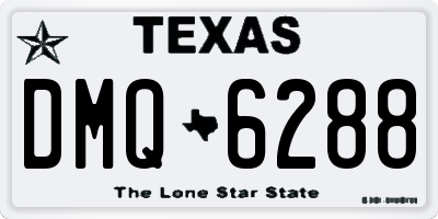 TX license plate DMQ6288