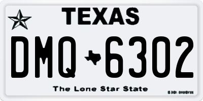 TX license plate DMQ6302