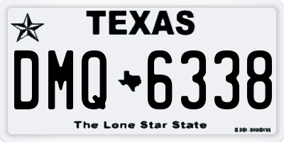 TX license plate DMQ6338