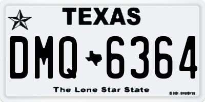 TX license plate DMQ6364