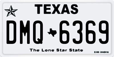 TX license plate DMQ6369