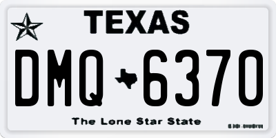 TX license plate DMQ6370