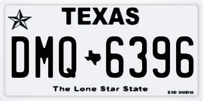TX license plate DMQ6396