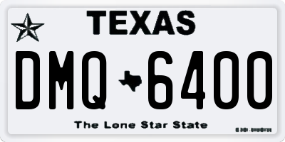TX license plate DMQ6400