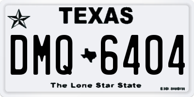 TX license plate DMQ6404