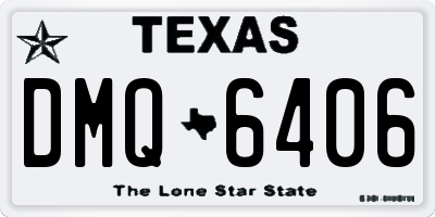 TX license plate DMQ6406