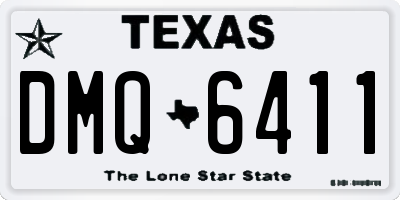 TX license plate DMQ6411