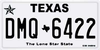 TX license plate DMQ6422