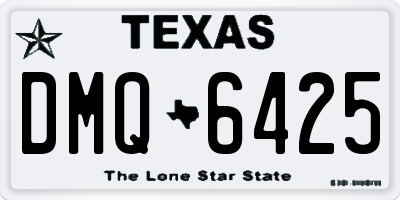 TX license plate DMQ6425
