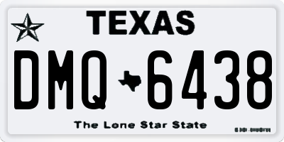 TX license plate DMQ6438
