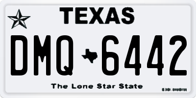 TX license plate DMQ6442