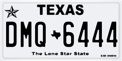 TX license plate DMQ6444