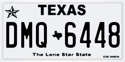 TX license plate DMQ6448