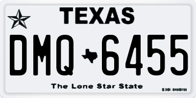 TX license plate DMQ6455