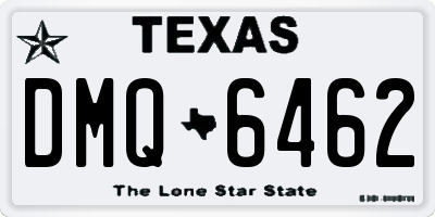 TX license plate DMQ6462