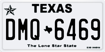 TX license plate DMQ6469