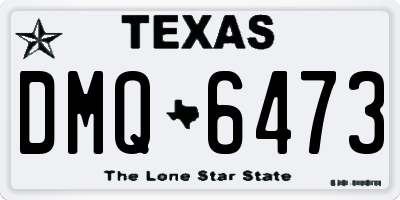 TX license plate DMQ6473