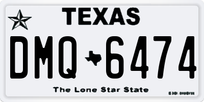 TX license plate DMQ6474