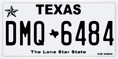 TX license plate DMQ6484
