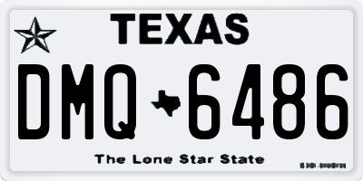 TX license plate DMQ6486