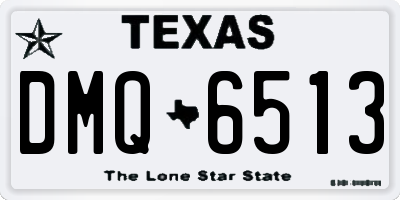 TX license plate DMQ6513