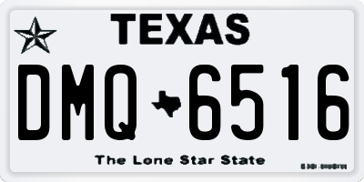 TX license plate DMQ6516