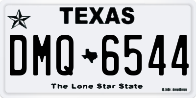 TX license plate DMQ6544