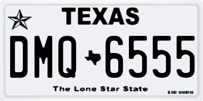 TX license plate DMQ6555