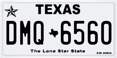 TX license plate DMQ6560