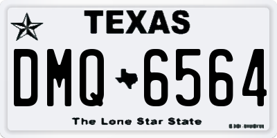 TX license plate DMQ6564