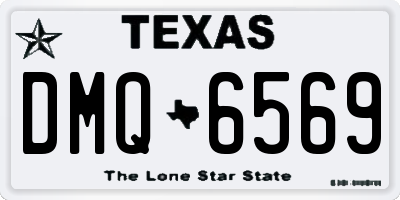 TX license plate DMQ6569